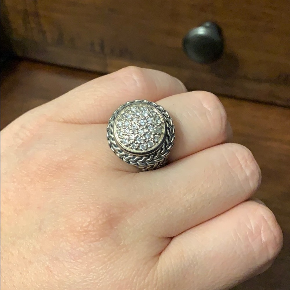 Sterling Silver Cable Ring - image 1